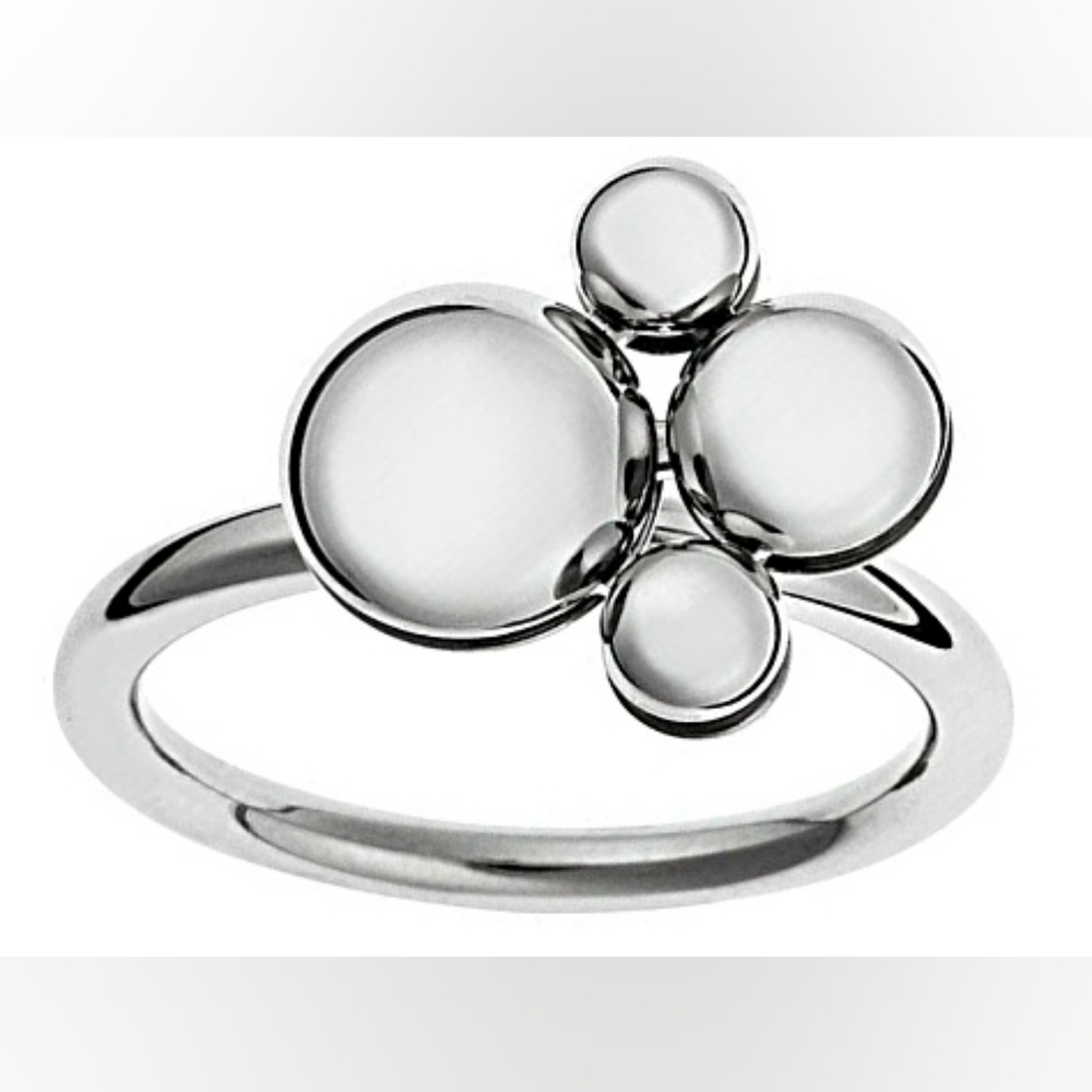 NWT Calvin Klein | Womens Collection Stainless Steel Spin/ Fideget Ring